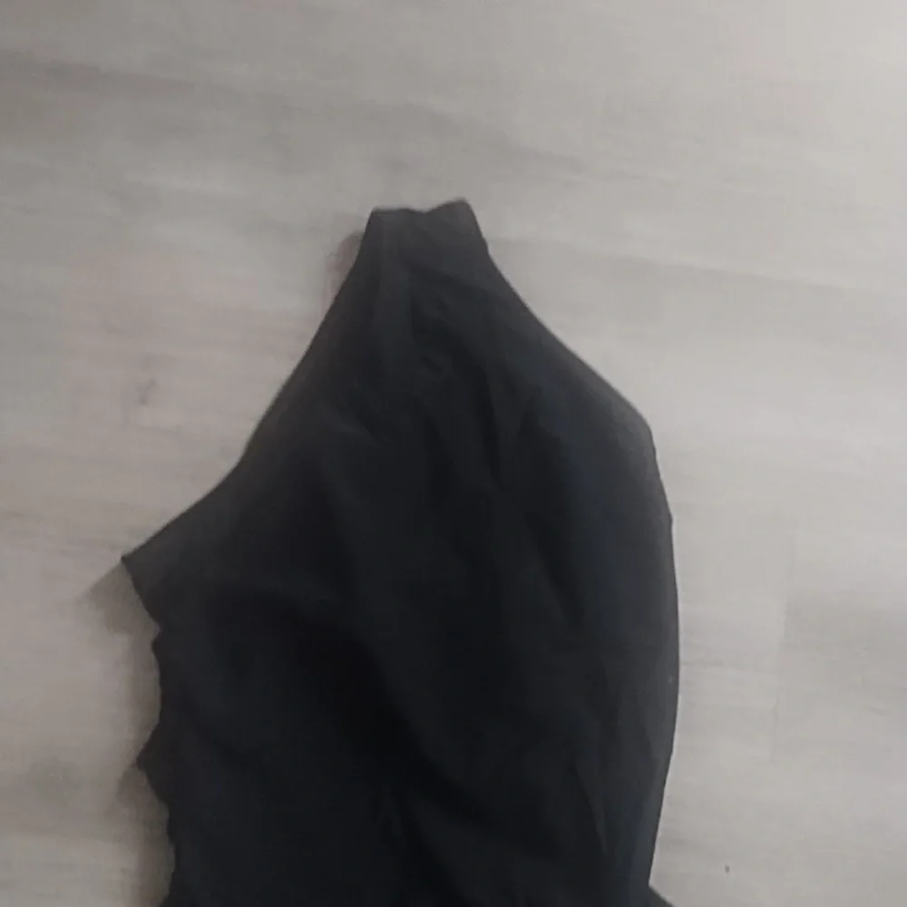 Elegant Black One-Piece Swimsuit with Gold Accents - Picture 5 of 5